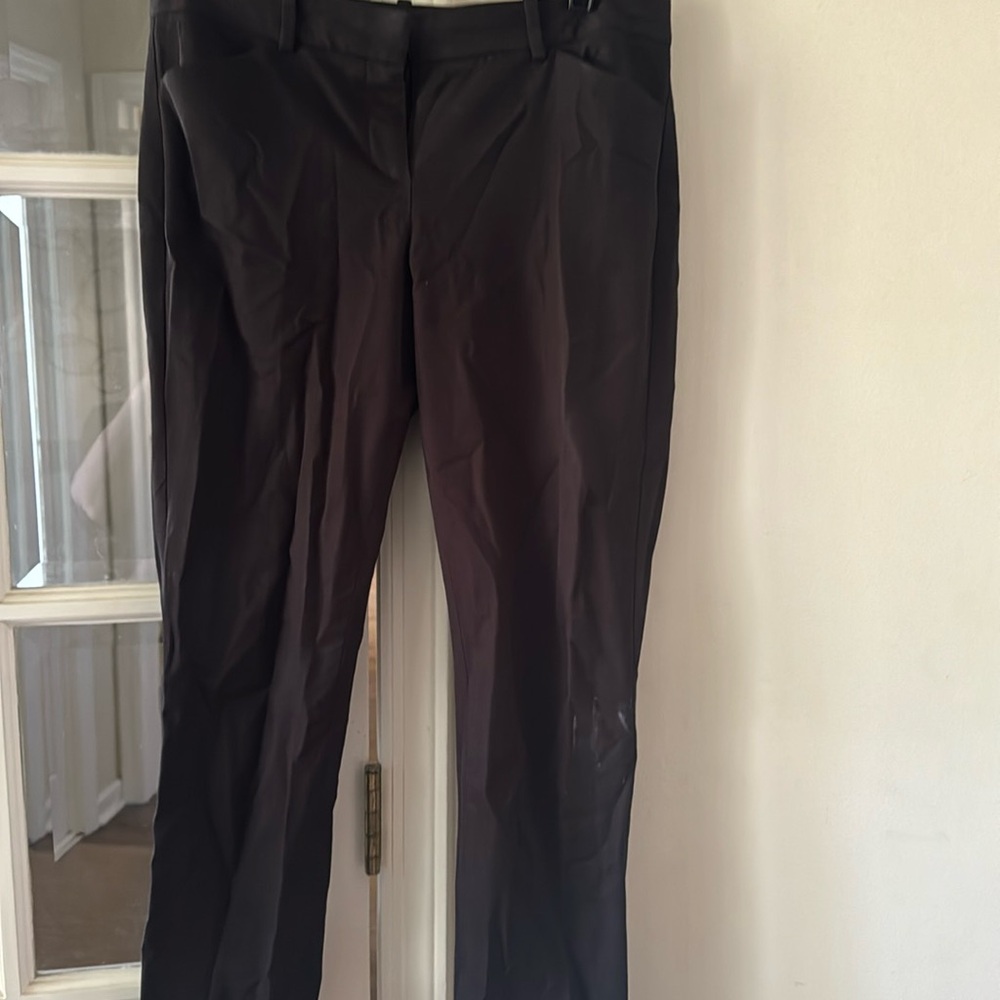 Theory cropped black pants